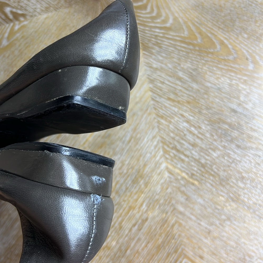 STUART WEITZMAN Grey Embellished Ballerina Flats 9.5 - Picture 9 of 11